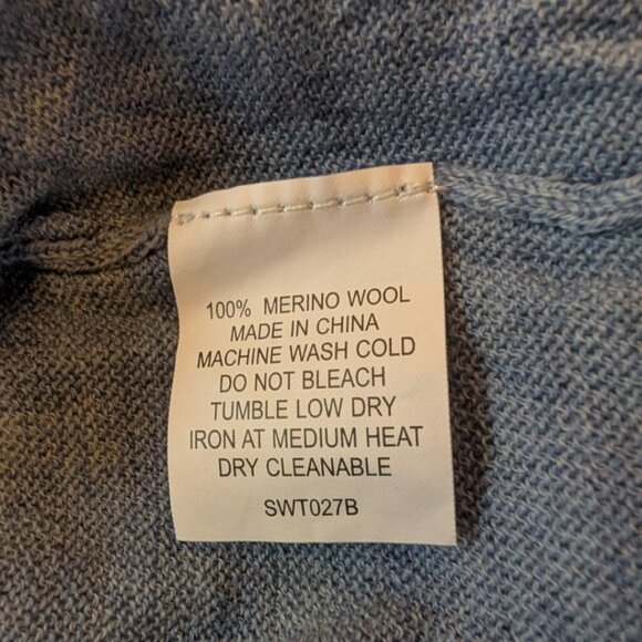 L'Etoile Chevron Mock Neck Sweater retail $195, sz L - Picture 8 of 8